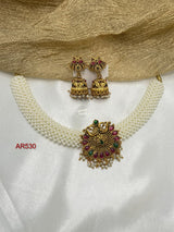 Pearl Peacock Necklace 1
