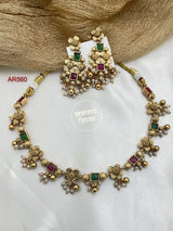 Flower Drops Necklace 2