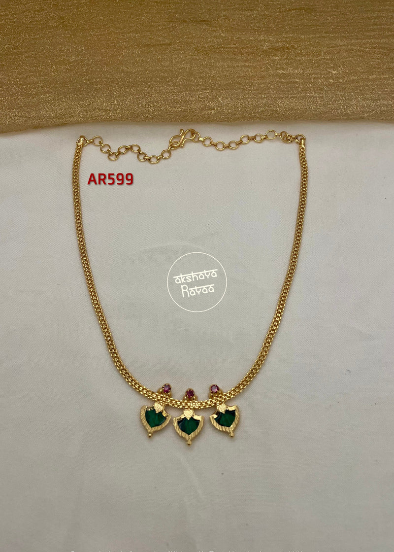 Micro Gold Plated Palakka Petal Chain