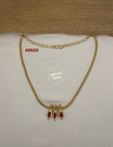 Micro Gold Plated Nagapadam Petal Chain 1