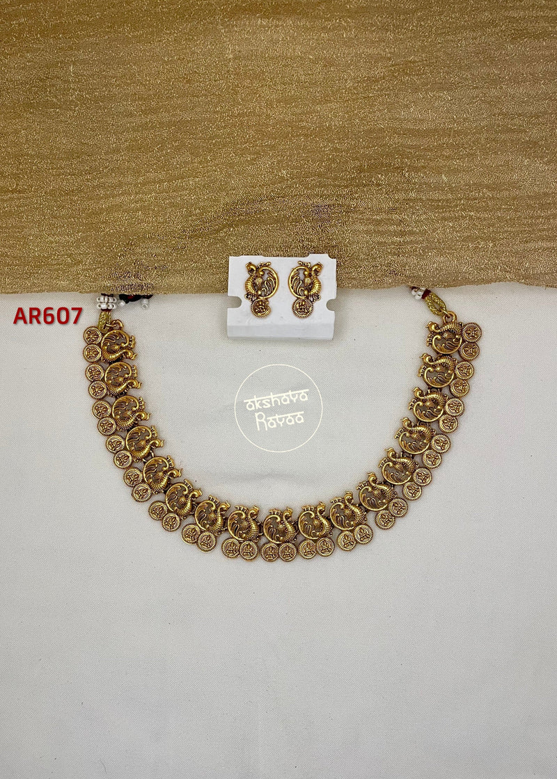 Coin Peacock Necklace