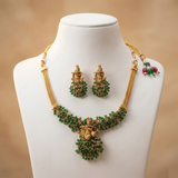 Green Temple Necklace Set 3