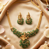 Green Temple Necklace Set 4
