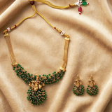 Green Temple Necklace Set 6