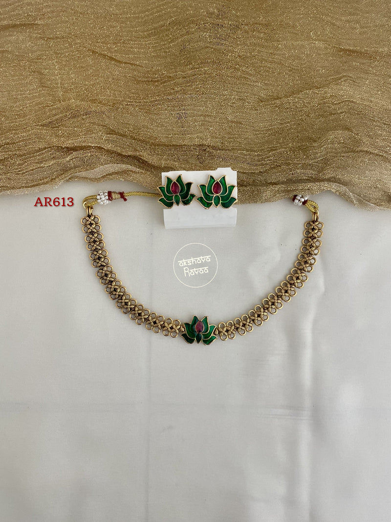 Kemp Lotus Necklace
